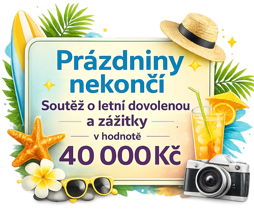 Soutěž o letní dovolenou a zážitky v hodnotě 40 000 Kč!